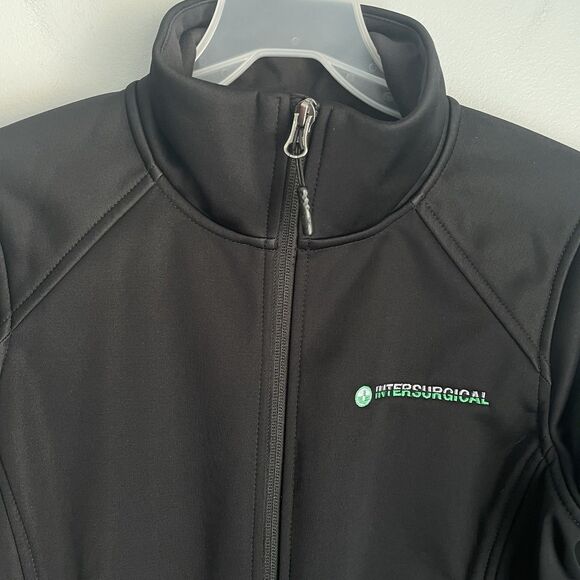 The North Face WindWall Softshell Jacket Women’s S Black Full Zip Surgical Logo - Picture 8 of 15